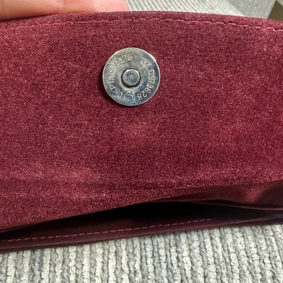 Glossy Black Textured Purse with Velvet Interior ❤️🔥 - Picture 5 of 5